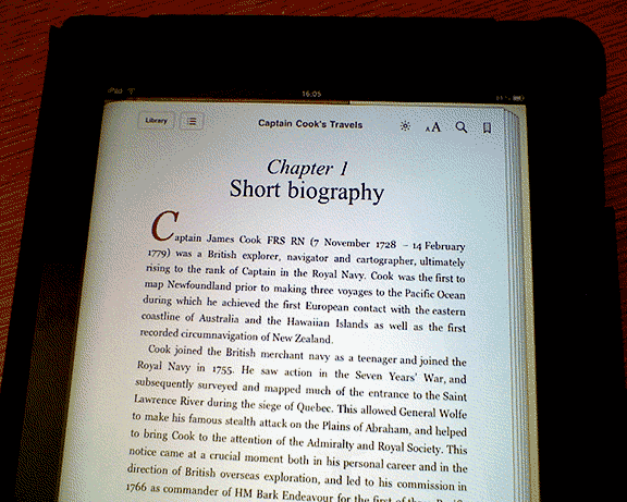 EPUB content break finished result as seen in iBooks on iPad