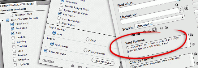 New InDesign Extension – Find/Change Attributes