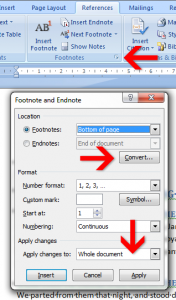 my endnote does not appear in word